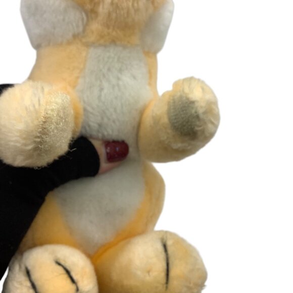 Vtg 1976 R. Dakin Plush Hugging Bunny Rabbit Stuffed Animal 13” Easter - Picture 9 of 10